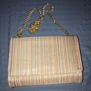Cute Rainbow Striped Crossbody Bag Purse
